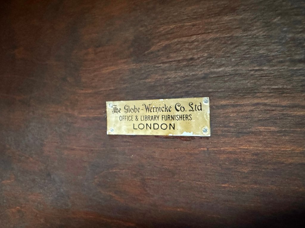 Foto 4 van Originele HOGE Globe Wernicke antieke BOEKENKAST VITRINEKAST