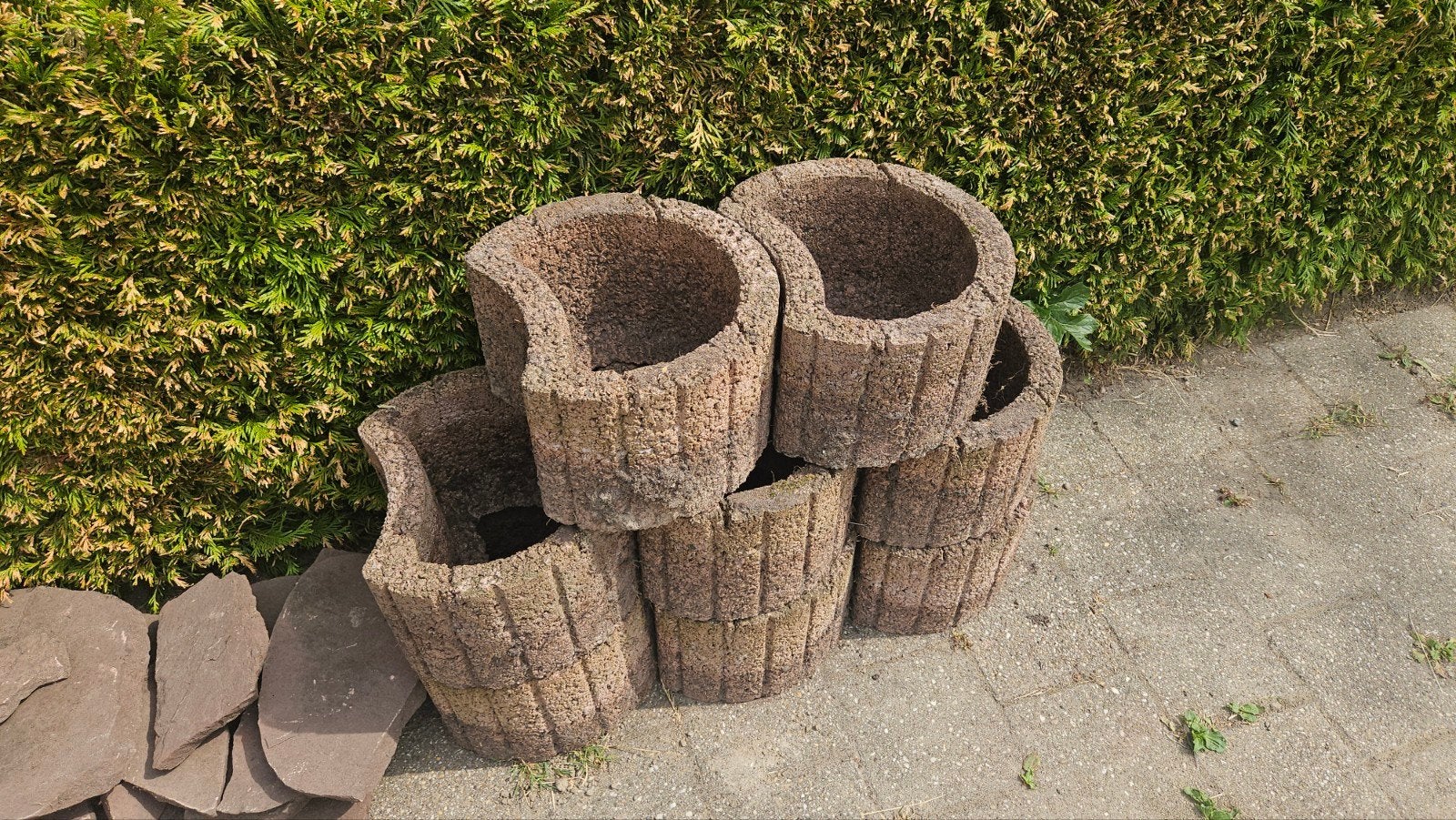 planten en bloem bakken rand, Ophalen, Overige vormen, Steen, Minder dan 30 cm