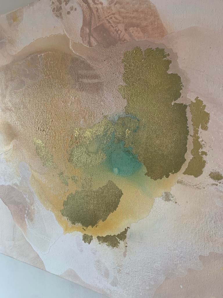 Abstract schilderij Birgit Bemers, Ophalen