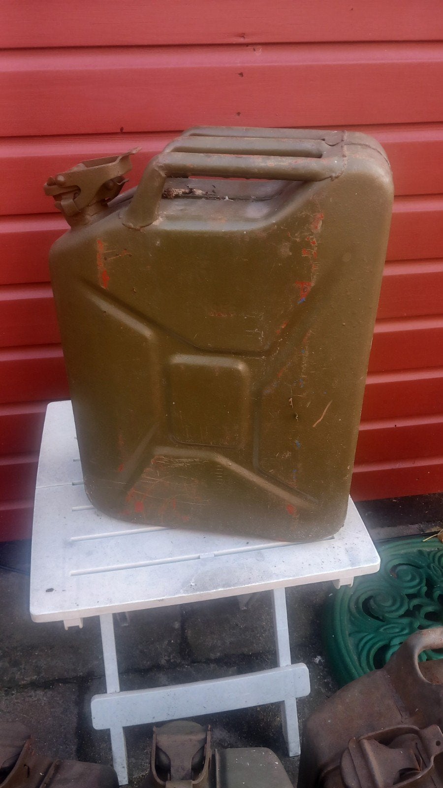 Militair jerrycans uit 1943 /52- Set van 5, Ophalen of Verzenden, Landmacht, Nederland