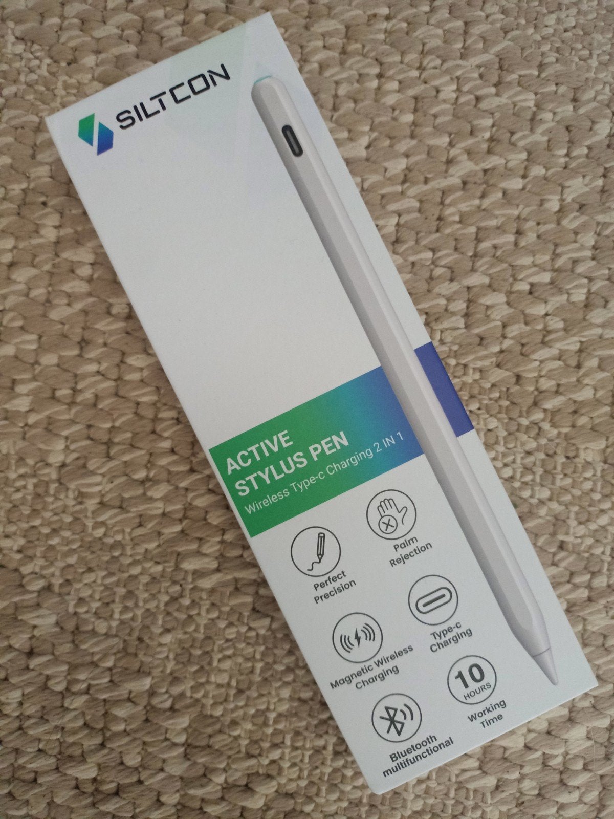 Siltcon Active Stylus Pen - Draadloos & Type-C Opladen, Computers en Software, Multi-touch, Nieuw, Ophalen of Verzenden, Draadloos