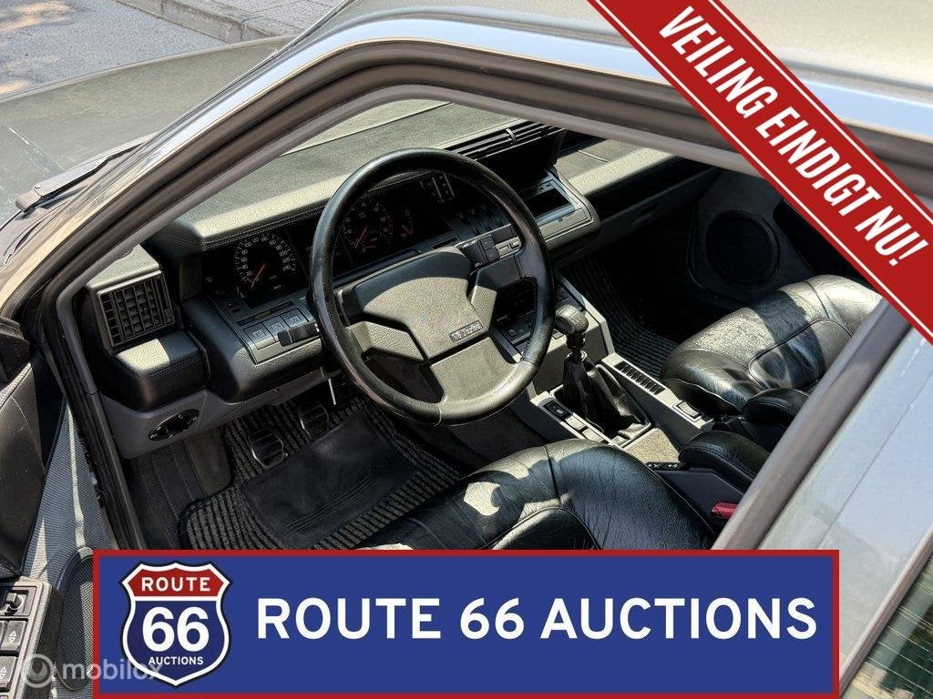 Renault 25 V6 Turbo | 1990 | Route 66 Auctions, Auto's, Oldtimers, Overige carrosserieën, Renault, Zwart, Bedrijf