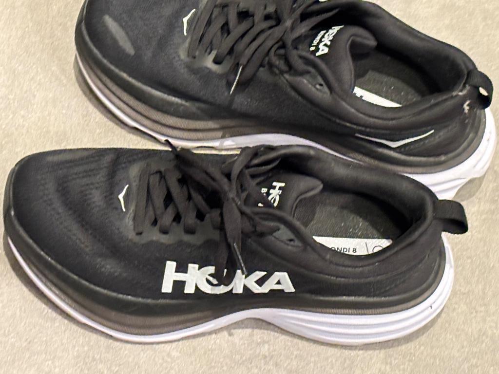 Hoka Bondi 8 hardloopschoenen/ sportschoenen maat 40, Verzenden, Zo goed als nieuw, Hardloopschoenen, Overige merken