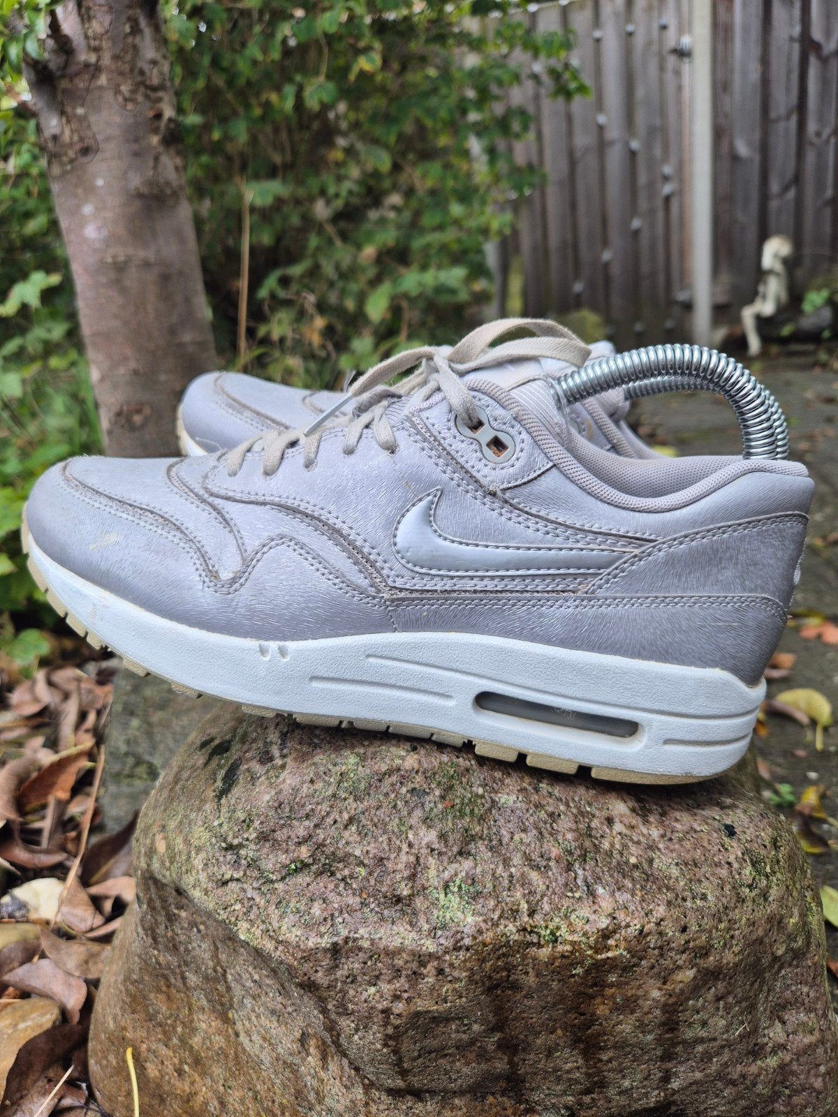 Nike air max 1 Silver grey 38, Ophalen of Verzenden, Sneakers of Gympen, Grijs, Gedragen