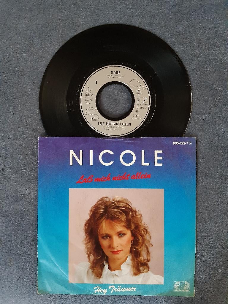 Nicole - Lass mich nicht allein 1 VG+/VG+, Cd's en Dvd's, Vinyl Singles, Gebruikt, 7 inch, Single, Ophalen of Verzenden