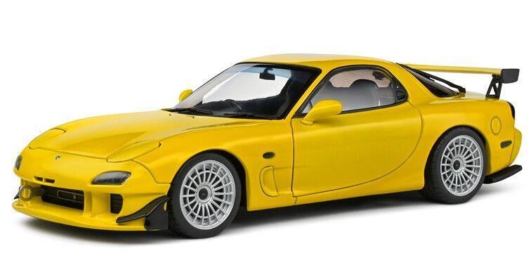 Mazda RX7 FD RS Streetfighter '94, geel - 1:18 - Solido, Hobby en Vrije tijd, Modelauto's | 1:18, Solido, Solido, Rue de L' Ecusson 2, 56120 Josselin France