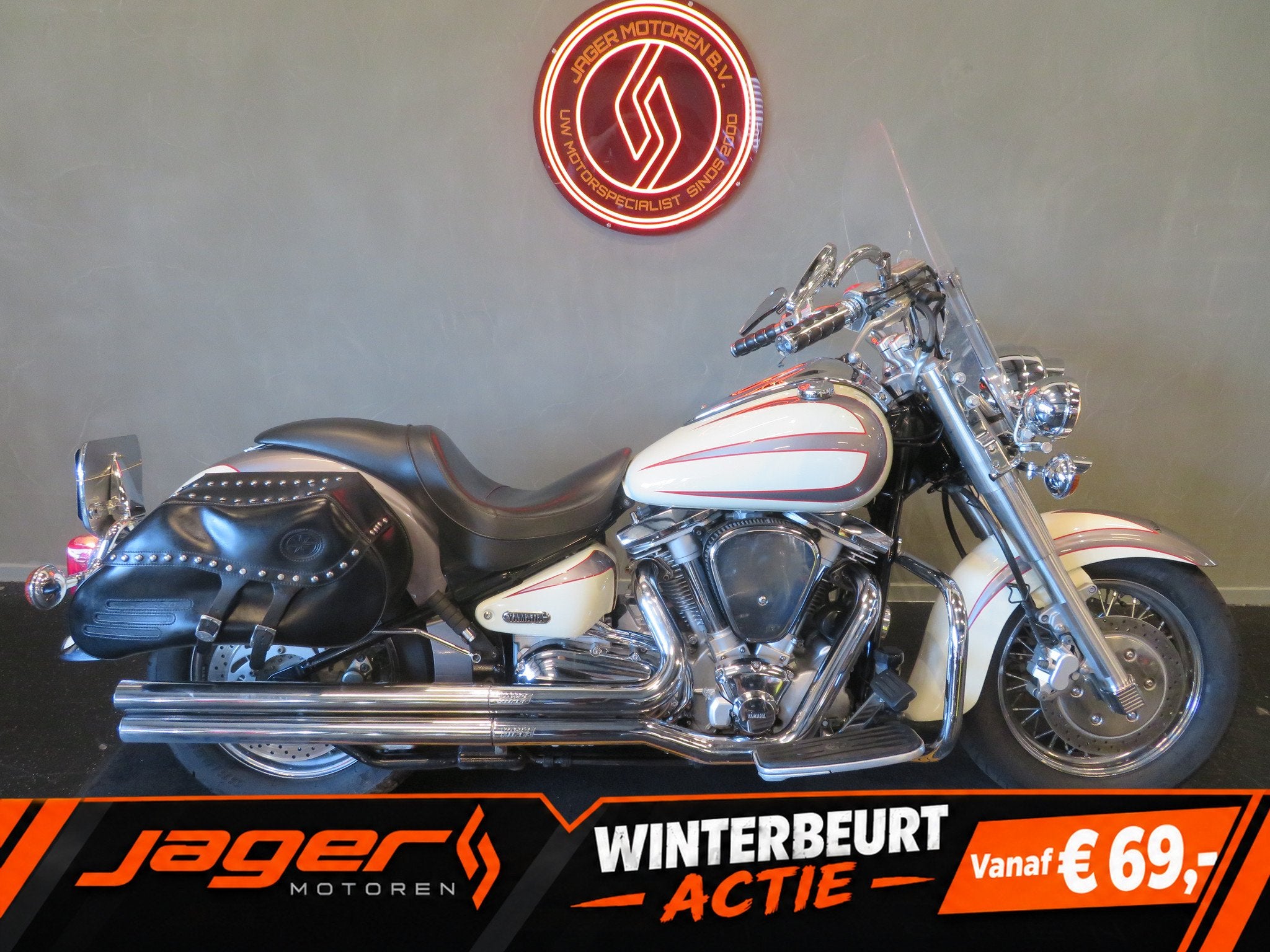 Yamaha XV 1600 WILDSTAR SUPER FRAAI! (bj 2003), Motoren, Chopper, Gebruikt, Bedrijf