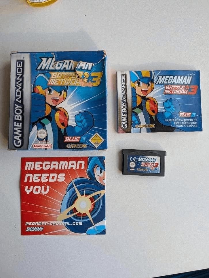 Megaman battle network 3 Blue GBA, 1 speler, Ophalen of Verzenden, Zo goed als nieuw, Role Playing Game (Rpg)
