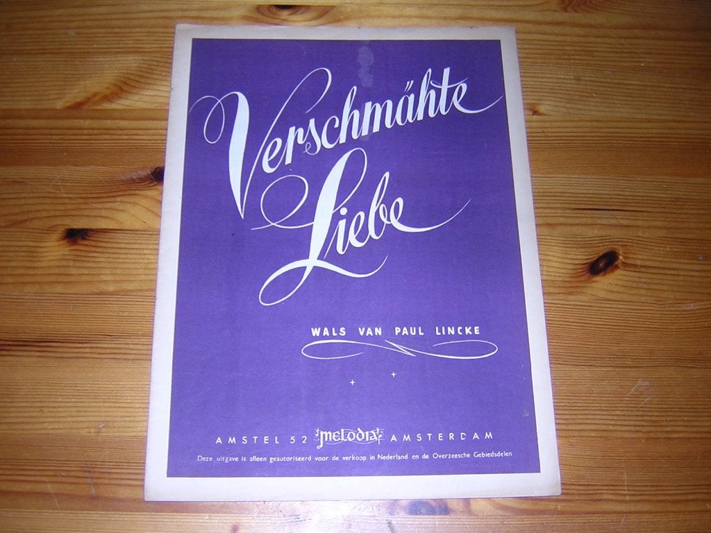 Paul lincke, Gebruikt, Ophalen of Verzenden, Piano, Artiest of Componist