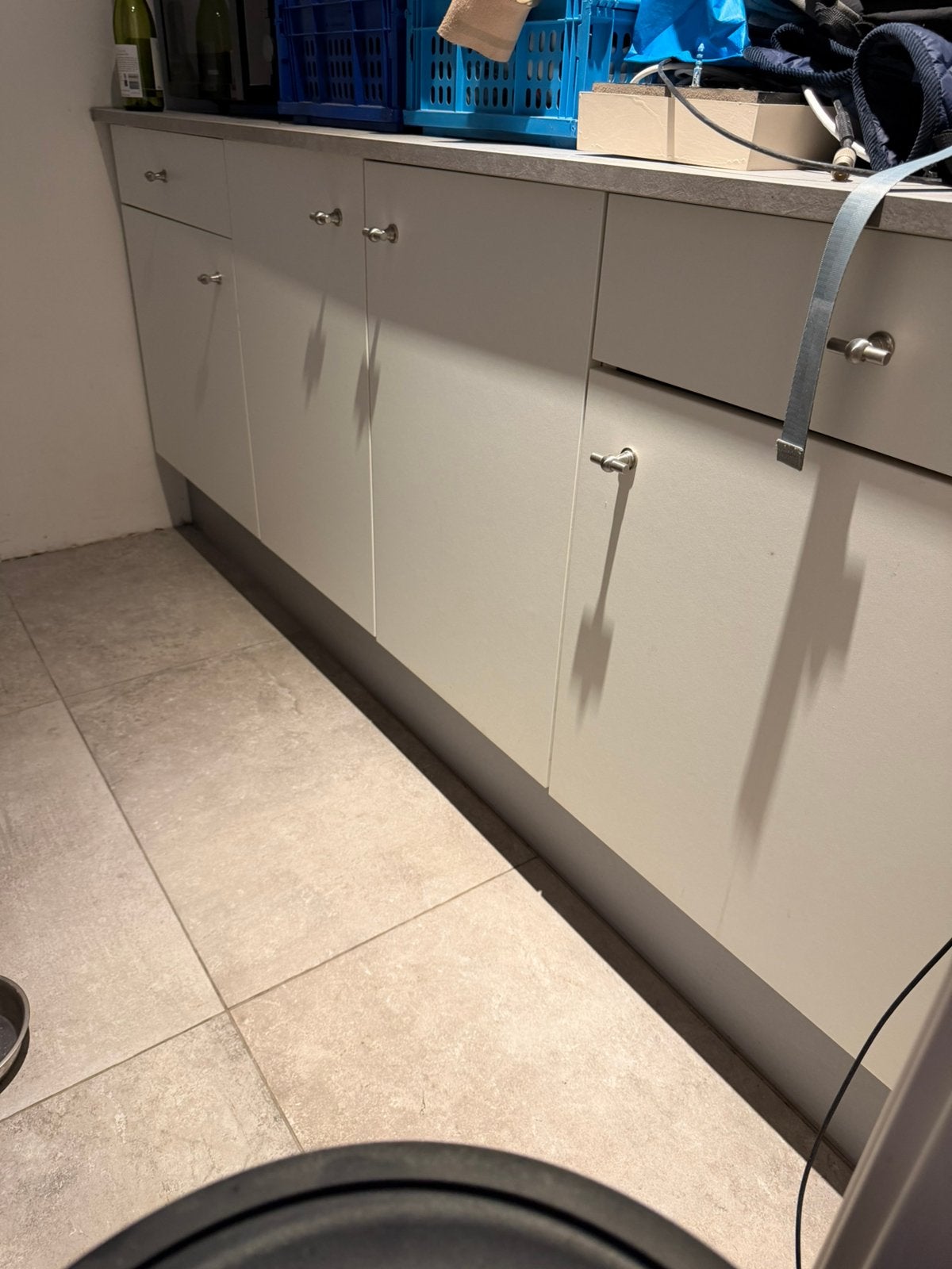 Keukenblok, Ophalen, Zo goed als nieuw, Wit, Enkelwandige keuken