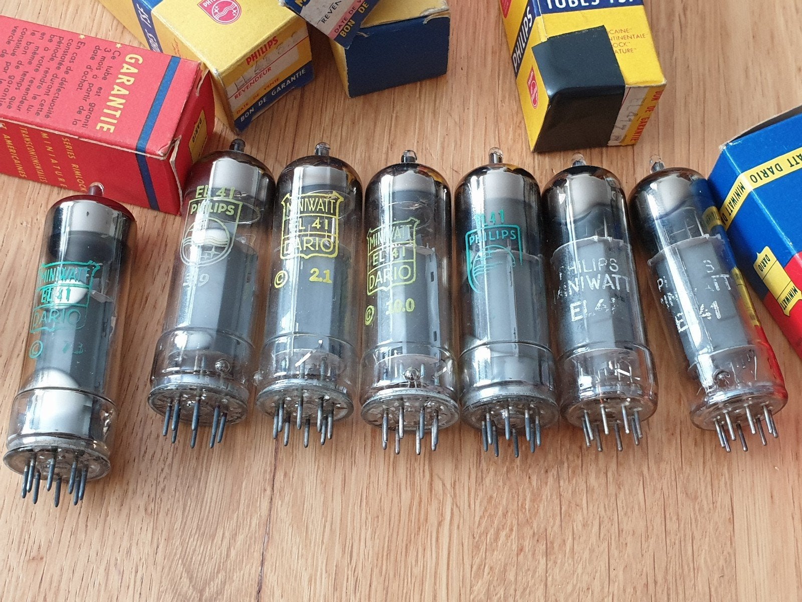 7 Nieuwe EL41 radiobuizen voor o.a. Excelsior 55 radio, Ophalen of Verzenden, Nieuw