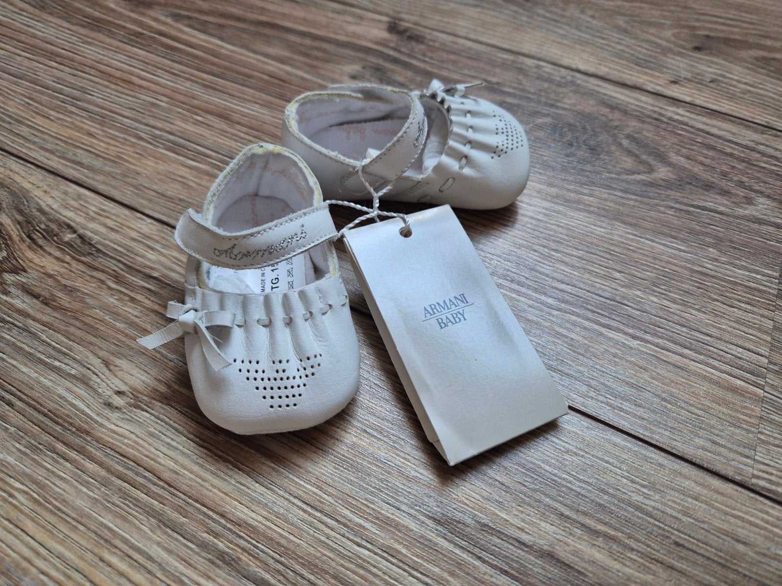 Armani baby ballerina's maatje 15, Kinderen en Baby's, Babykleding | Schoentjes en Sokjes, Schoentjes, Meisje, Nieuw, Ophalen of Verzenden