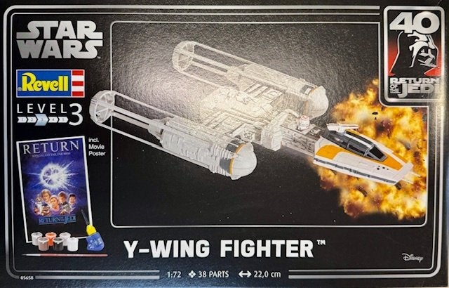 Coelianmodels, Revell 05658, Y-Wing, 1/72, € 39,99, Hobby en Vrije tijd, Modelbouw | Vliegtuigen en Helikopters, 1:72 tot 1:144
