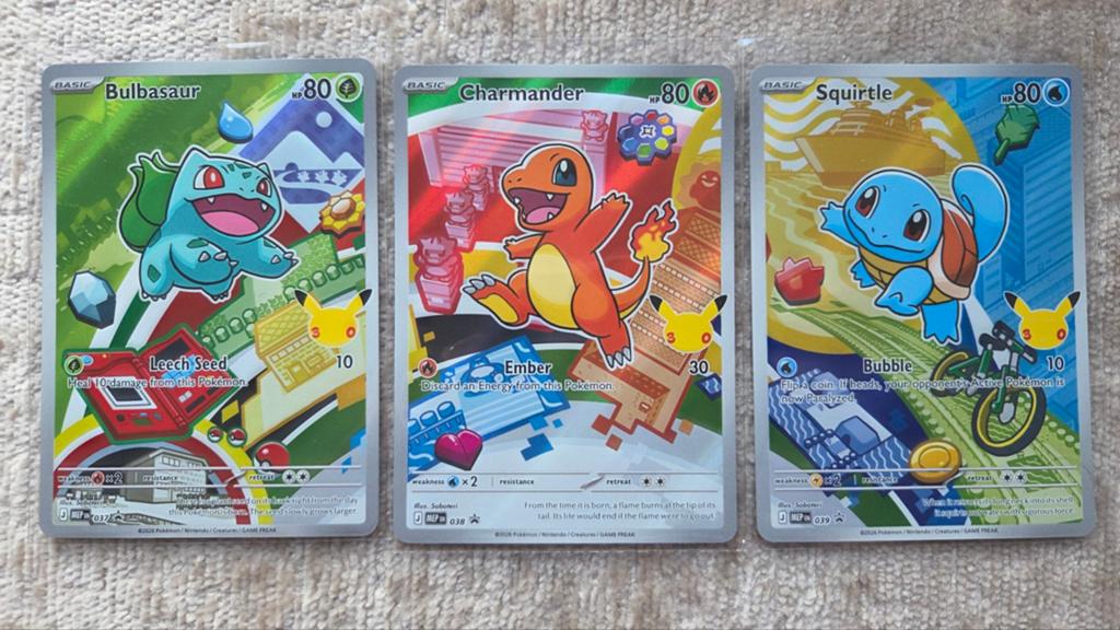 Pokémon First Partner (Engels), Ophalen, Zo goed als nieuw, Meerdere kaarten, Foil