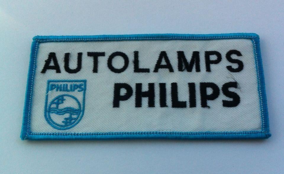 Philips Autolamps patch badge opnaai embleem, Ophalen of Verzenden, Nieuw, Auto's