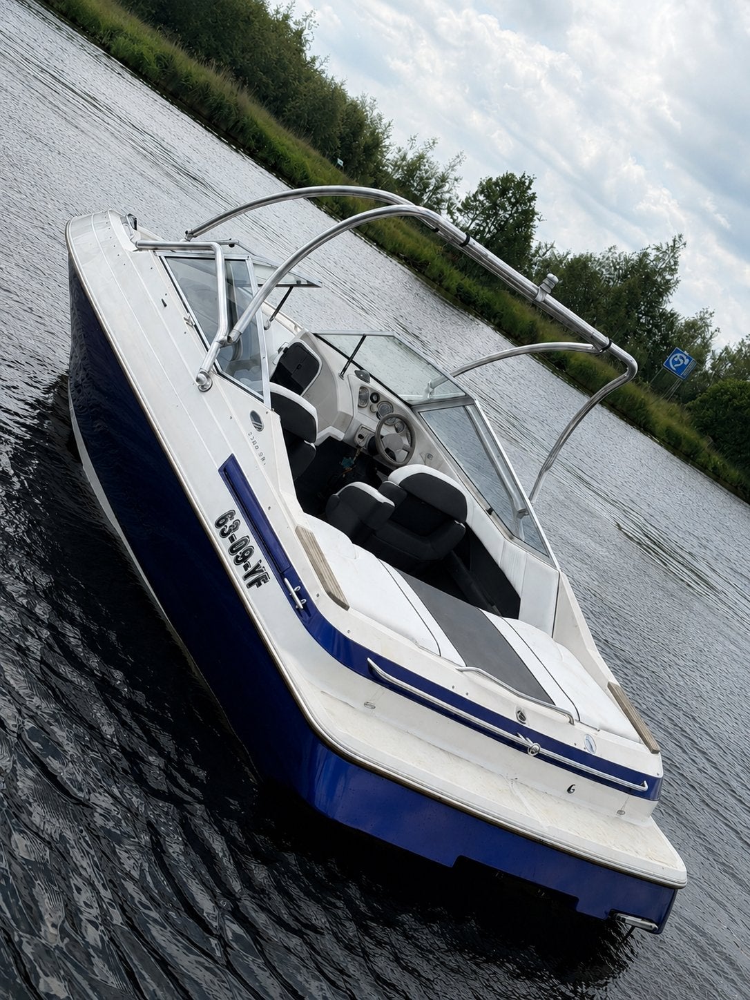 Maxum SR2300 Bowrider 7.4 V8 met trailer., Ophalen, Overige merken, Gebruikt, Binnenboordmotor