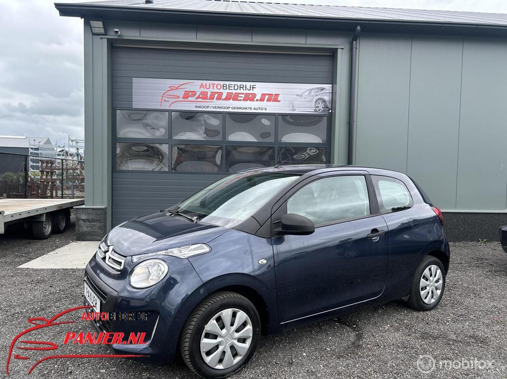 Citroen C1 1.0 VTi "NETTE AUTO", Auto's, Voorwielaandrijving, Stof, Gebruikt, Zwart