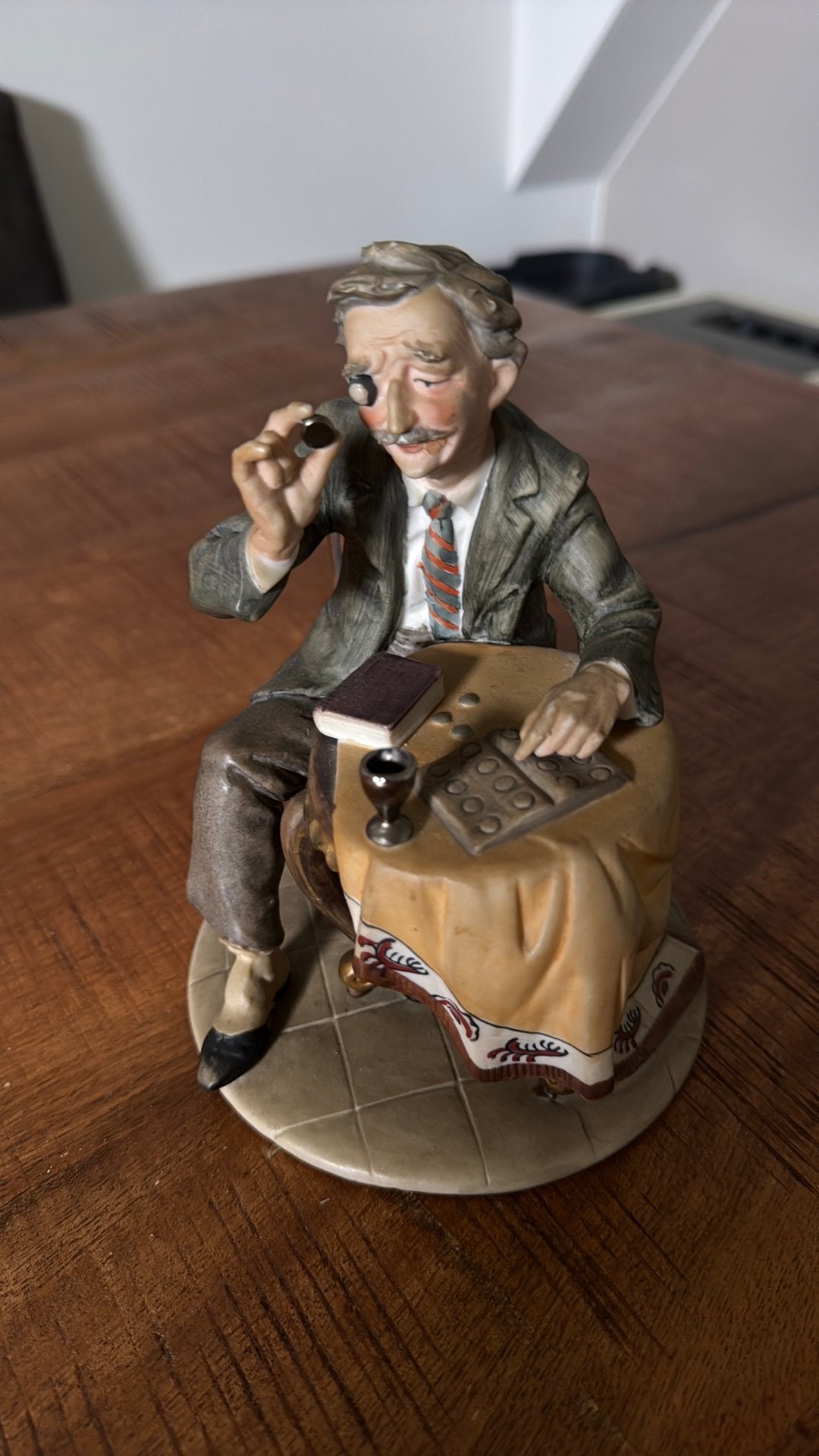 Beeldje Pucci man met de munten, Verzamelen, Ophalen of Verzenden, Zo goed als nieuw, Mens