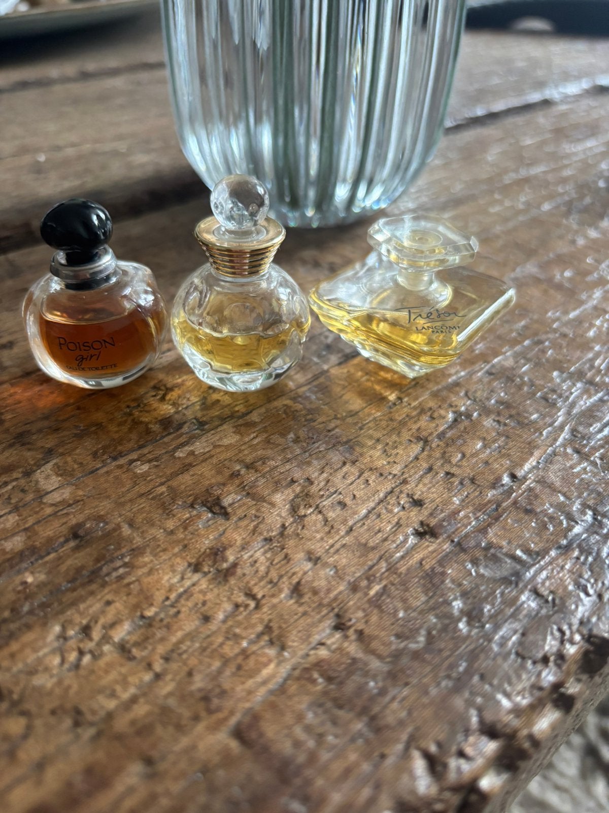 Dior , dolcevita en tresor , testers, Ophalen of Verzenden, Zo goed als nieuw, Miniatuur