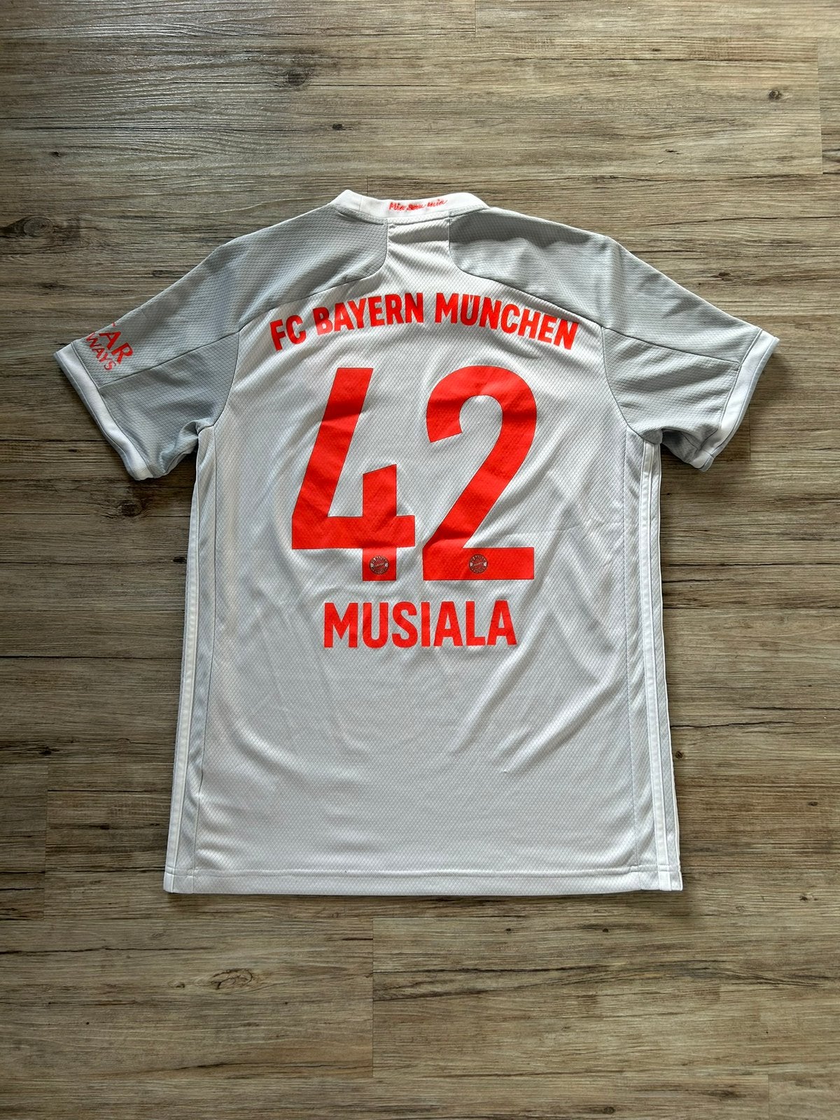 Origineel Bayern München Uitshirt 20/21 Musiala #42 - Maat M, Maat M, Ophalen of Verzenden, Zo goed als nieuw, Shirt