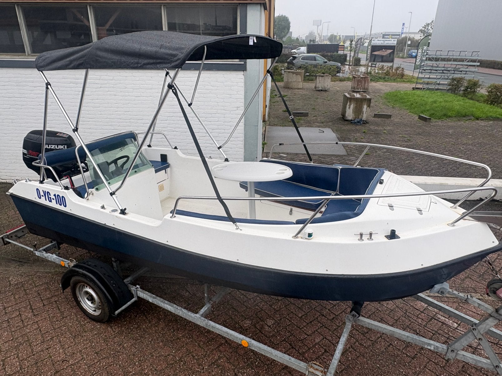 Family 450 Console boot met Suzuki df 40 en trailer, Overige merken, Gebruikt, Met afstandsbediening, Ophalen of Verzenden