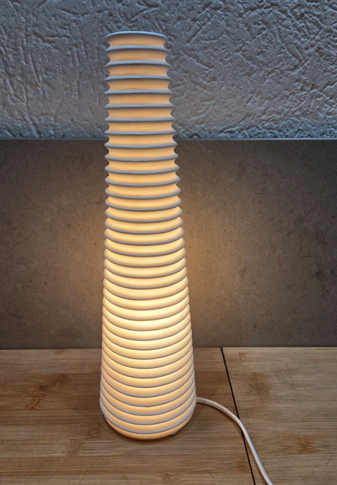 ZGN Vintage Ikea Bista lamp Tafellamp, Ophalen, Vintage, Wit, Zo goed als nieuw
