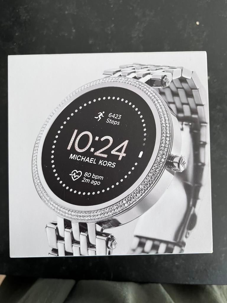 Michael Kors smartwatch, Ophalen, Zo goed als nieuw, Zwart, Android