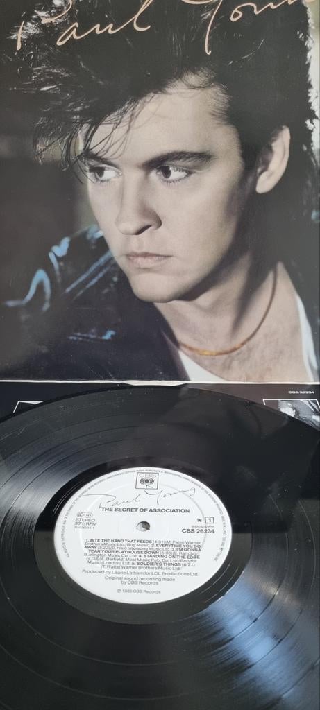 Paul Young - The Secret of Association LP (1985), Inclusief binnenhoes, Ophalen of Verzenden, Gebruikt, 12 inch