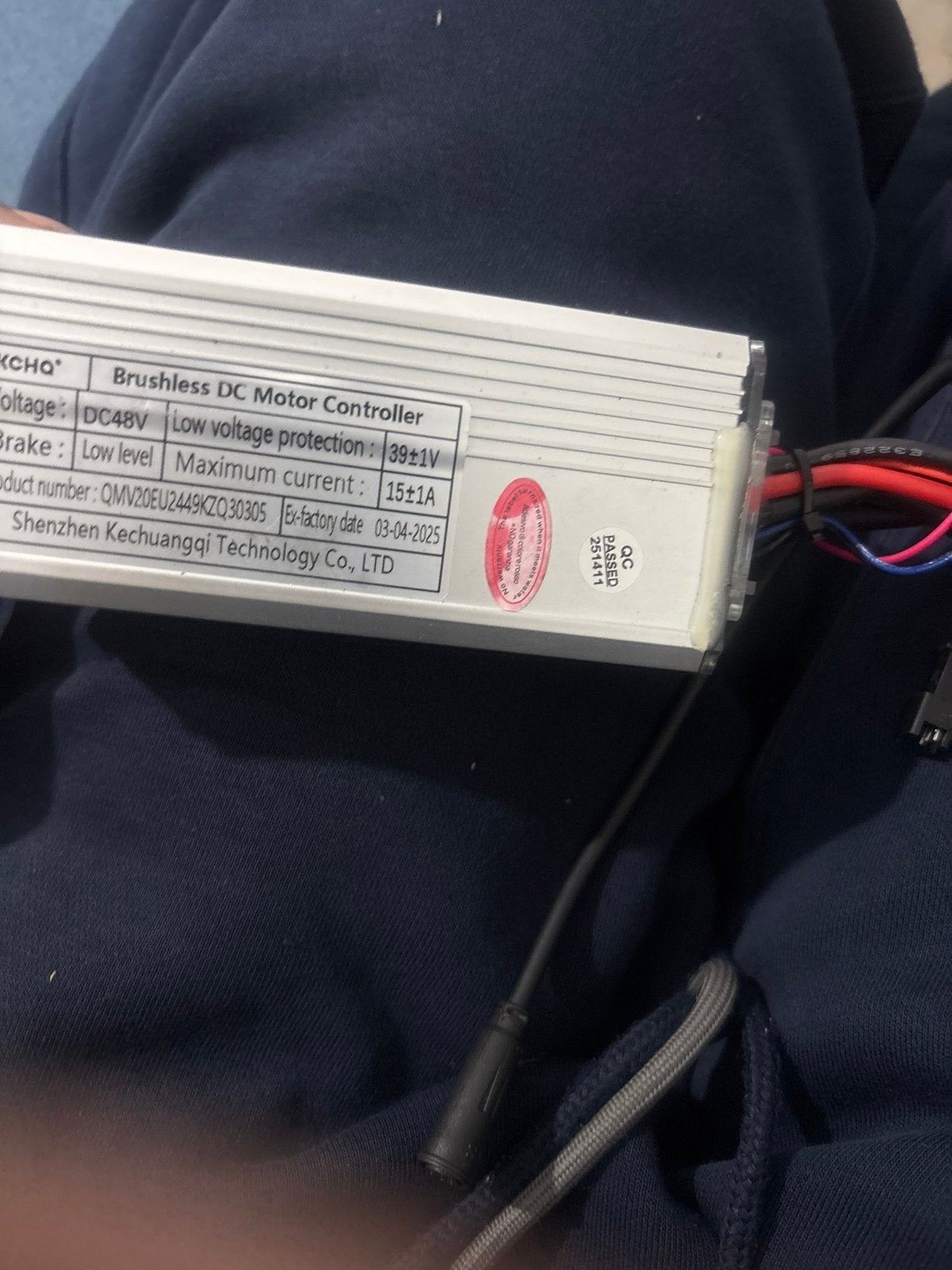 Brushless DC Motor Controller voor fiets - 48V 15A v20, Overige materialen, Overige typen, Nieuw, Ophalen