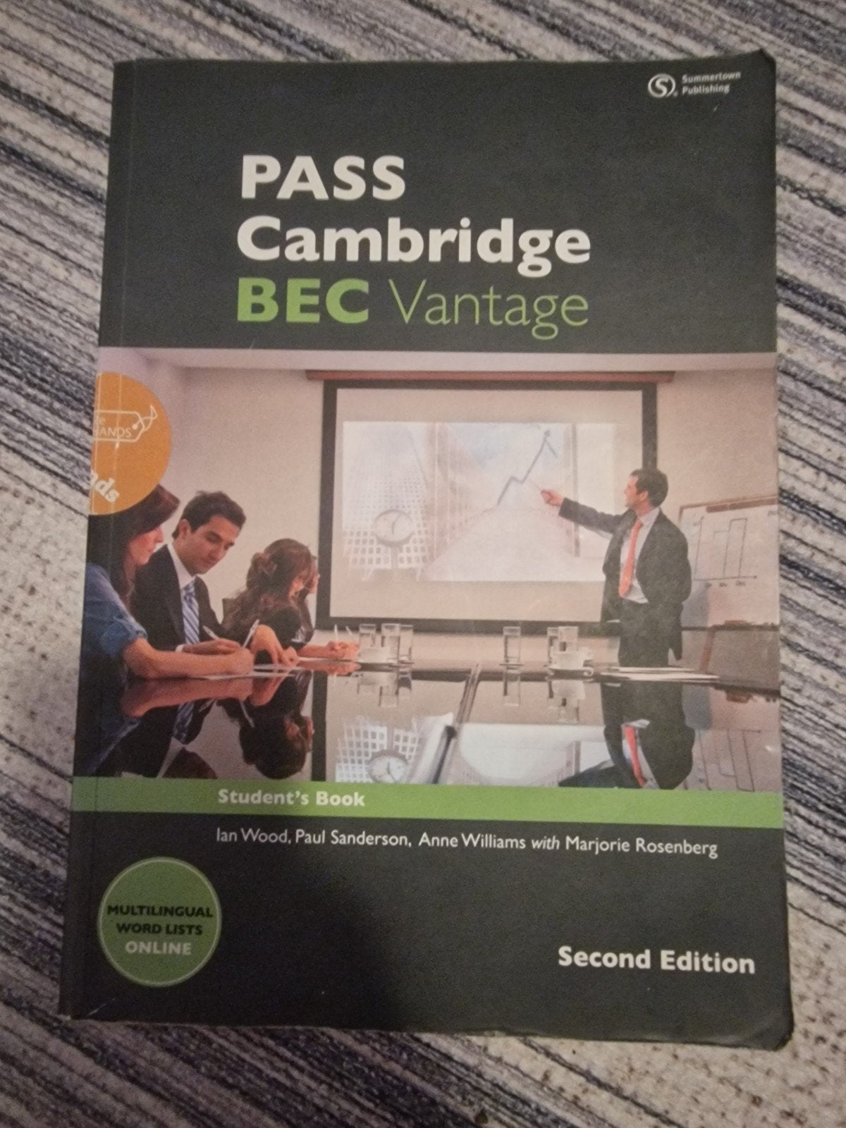 PASS Cambridge BEC Vantage Student's Book - Tweede Editie, Zo goed als nieuw, Gamma, Ian Wood, Paul Sanderson, Anne Williams, Marjorie Rosenberg