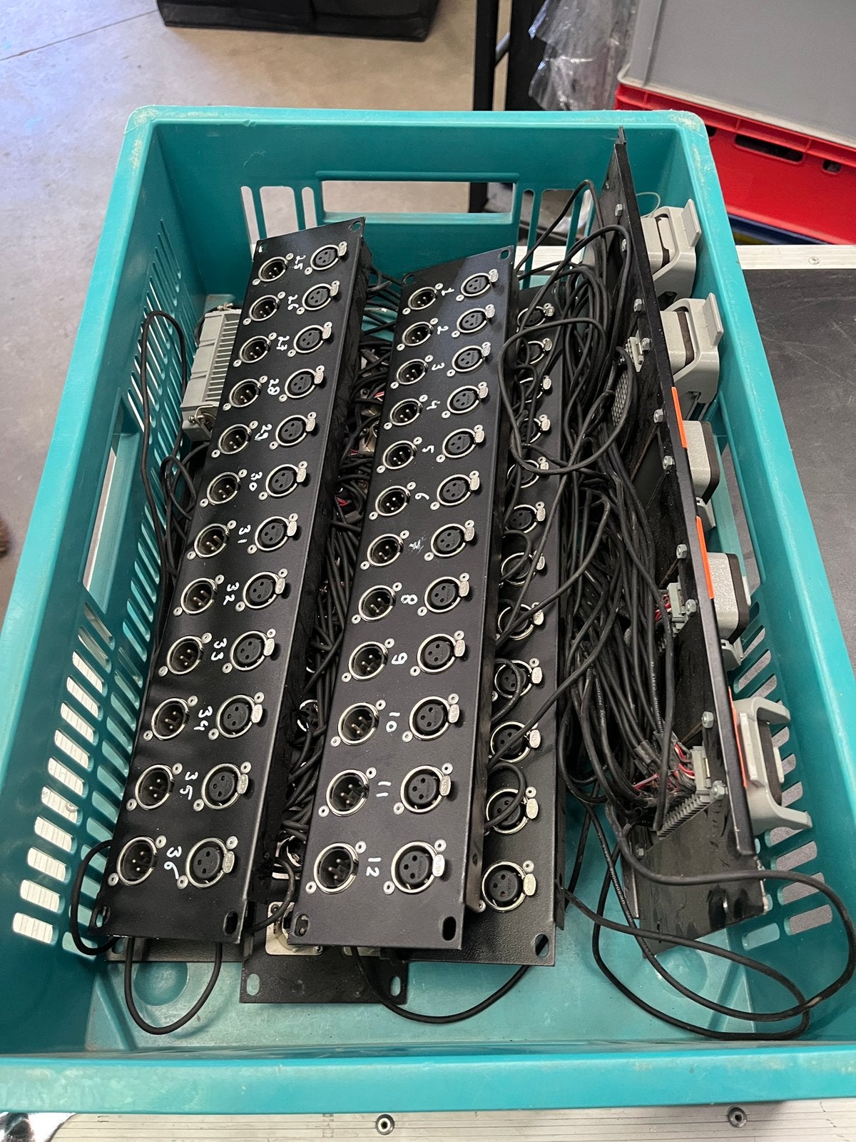 Multikabel harting 60ch, Ophalen, Gebruikt, Apparatuur