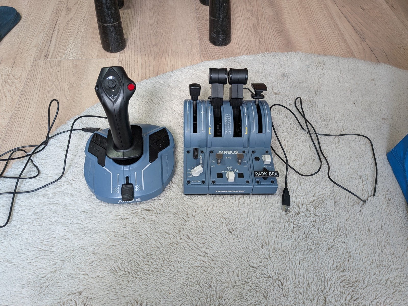 Thrustmaster TCA Airbus Set + Add-On Module | Als Nieuw, Ophalen, Zo goed als nieuw, Thrustmaster