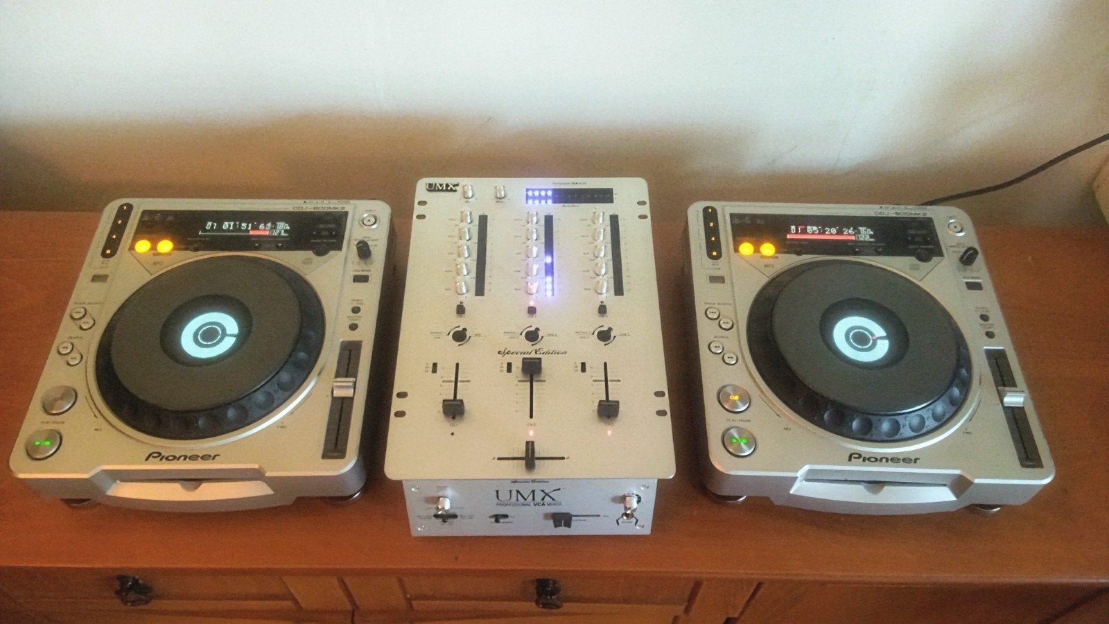 Pioneer CDJ-800MK2 DJ Set met UMX Mixer, Ophalen, Gebruikt, Dj-set, Pioneer