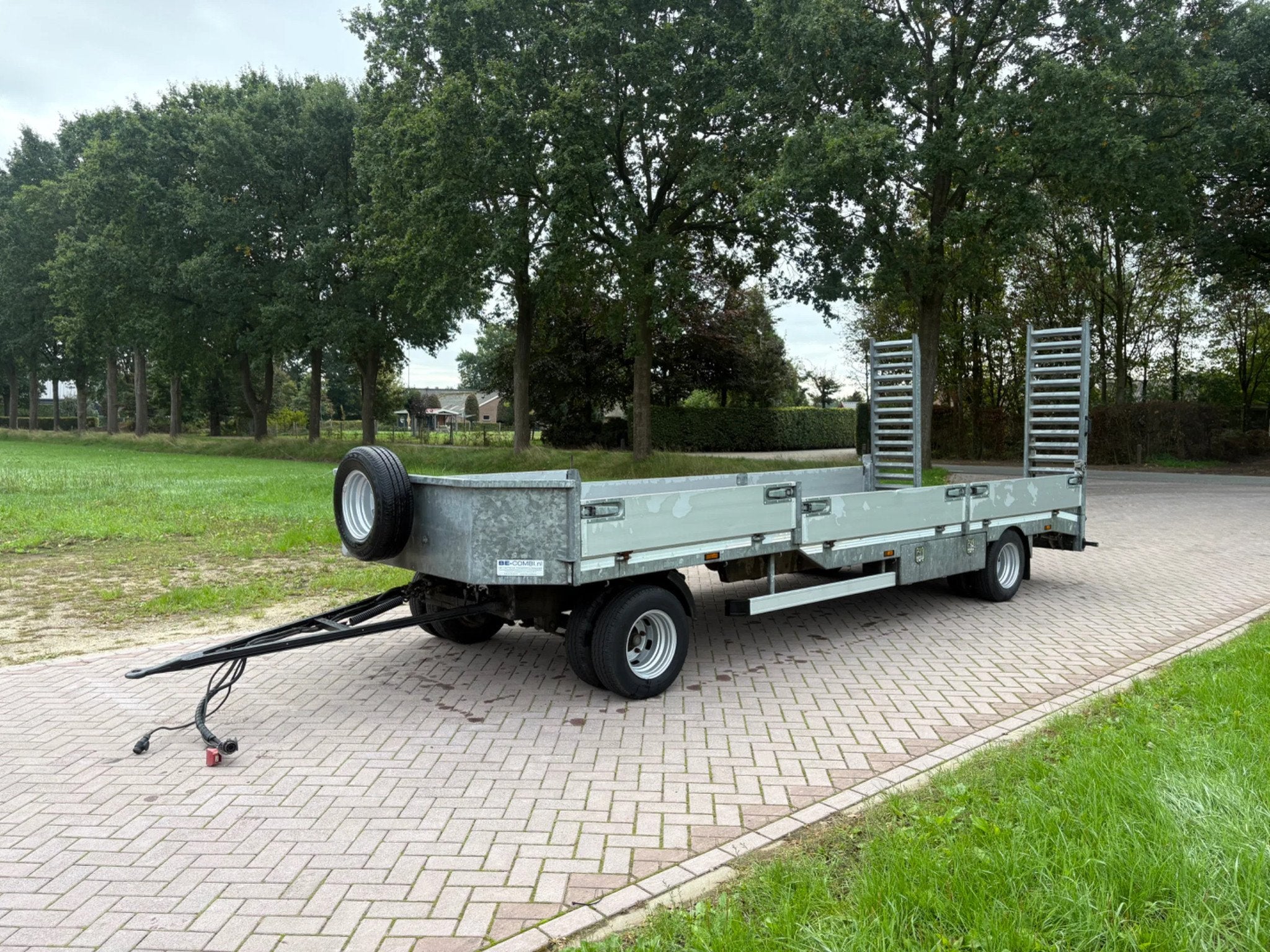 kuiper KD7002 schamel aanhangwagen luchtgeremd 7 TON, Auto diversen, Gebruikt