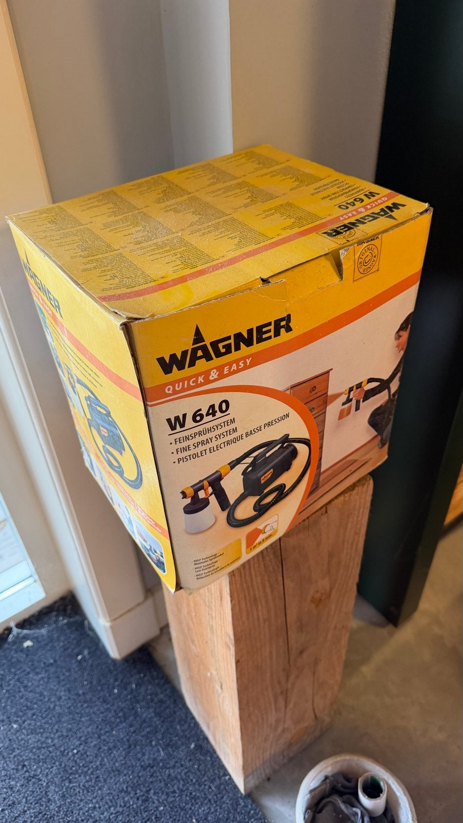 Wagner W 640 Verfspuitsysteem - Quick & Easy, Ophalen of Verzenden, Gebruikt, Verfspuit of Verfpomp