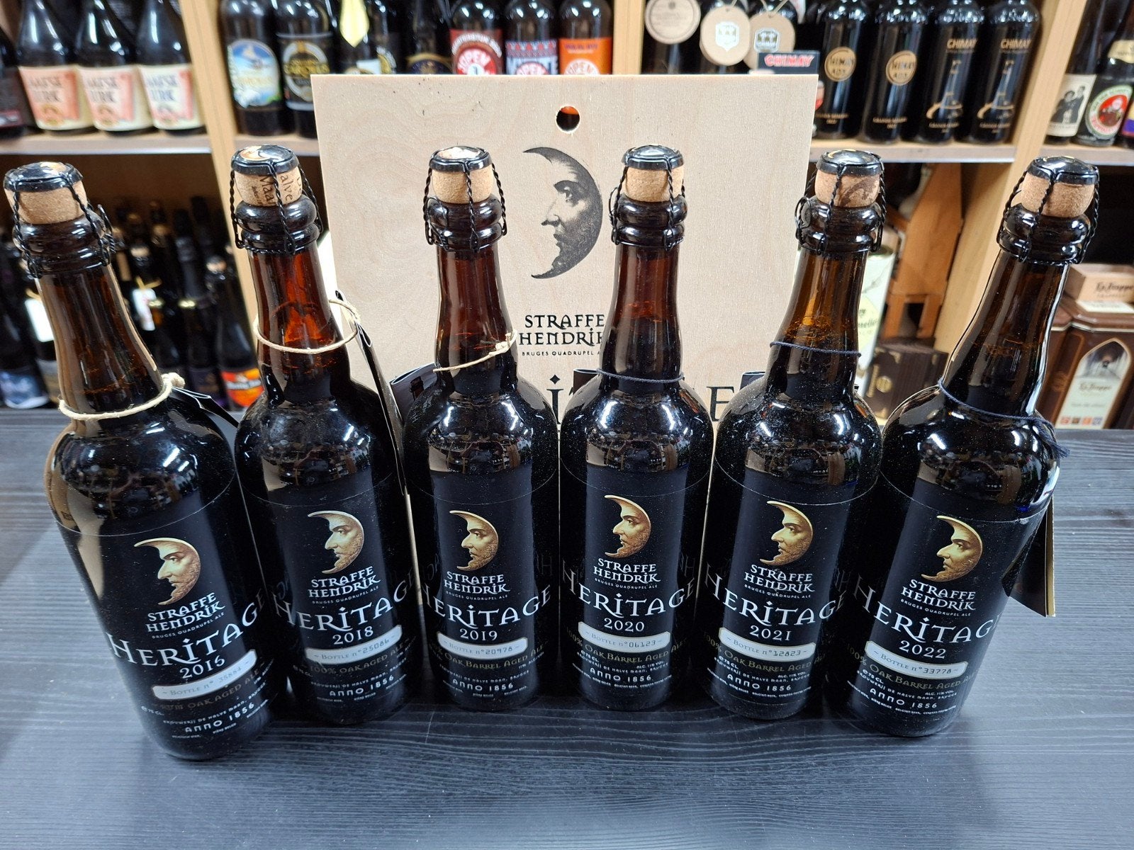 Straffe Hendrik Heritage - 6 flessen (diverse jaargangen), Ophalen, Nieuw, Flesje(s), Overige merken