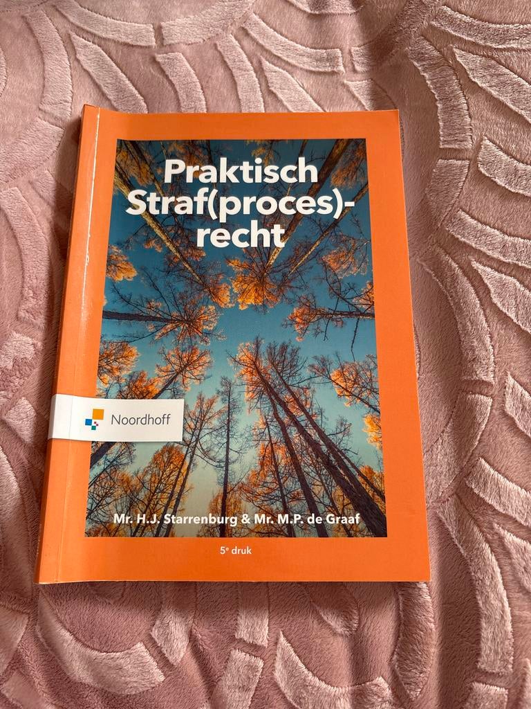 Praktisch Straf(proces)recht - 5e druk - Noordhoff, Boeken, Ophalen of Verzenden, Gamma, Zo goed als nieuw, HBO
