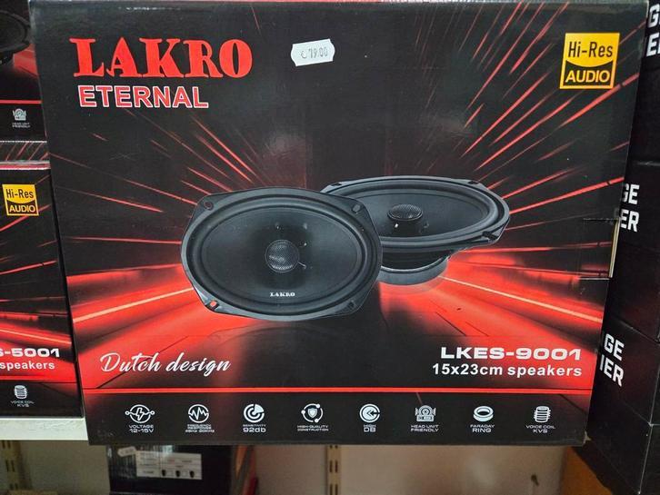 Lakro 6x9 speakers set van 2 180watt, Auto diversen, Ophalen of Verzenden, Niet ingevuld, Niet ingevuld, Niet ingevuld