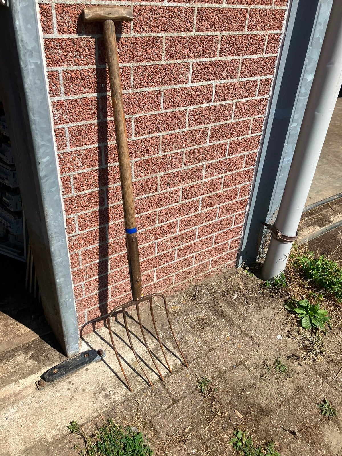 Mestvork riek met houten steel, Ophalen, Gebruikt, Overige typen