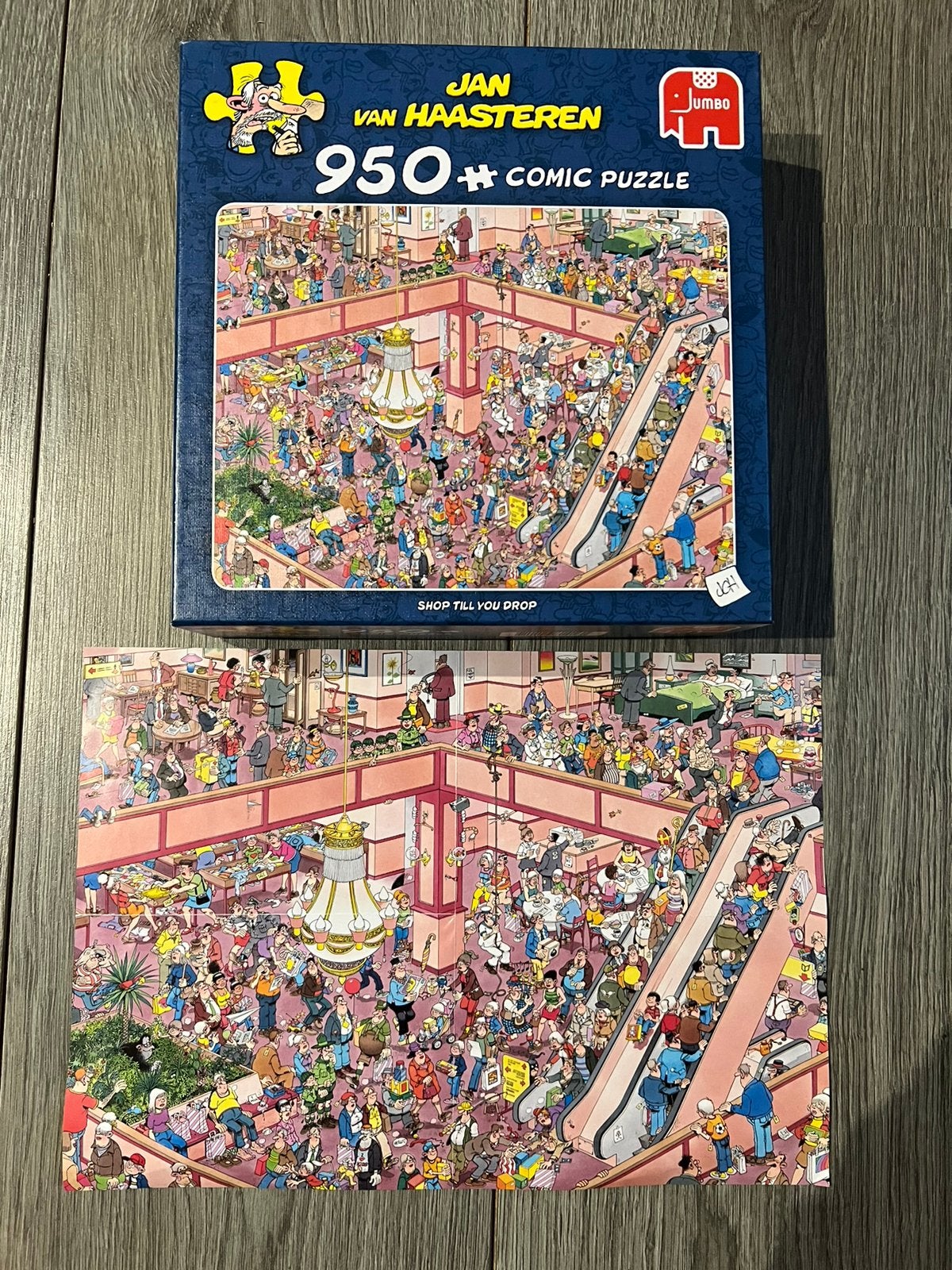Jan van Haasteren shop till you drop, Ophalen of Verzenden, 500 t/m 1500 stukjes, Zo goed als nieuw, Legpuzzel
