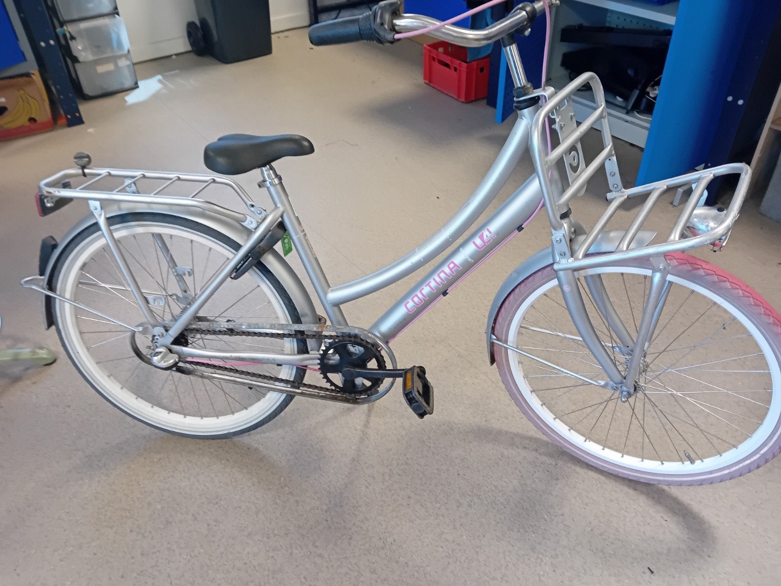 Cortina U4 Transportfiets - Gebruikt, Fietsen en Brommers, Overige merken, Terugtraprem, Gebruikt, Versnellingen