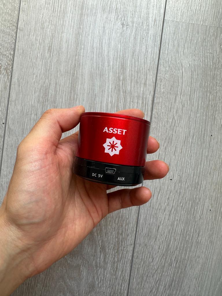 Compacte draagbare speaker - Rood met AUX en USB, Overige merken, Gebruikt, Overige typen, Ophalen of Verzenden