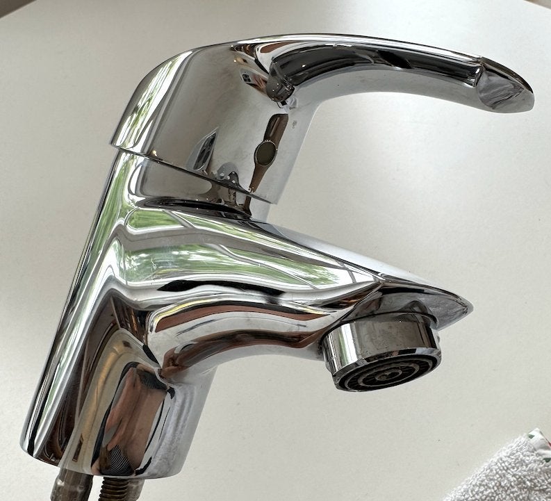 Grohe wastafelkraan, Ophalen, Gebruikt, Chroom, Kraan