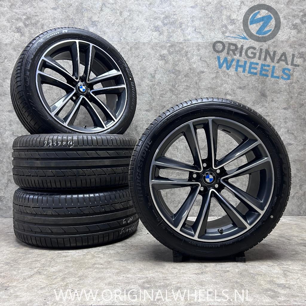 19 inch originele velgen + zomerbanden BMW 6 7 serie 630, Auto-onderdelen, Banden en Velgen, 19 inch, Banden en Velgen, Ophalen of Verzenden