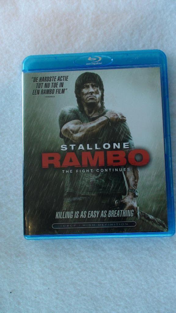 Stallone Rambo the fight continues blu-ray, Cd's en Dvd's, Blu-ray, Ophalen of Verzenden, Zo goed als nieuw, Actie