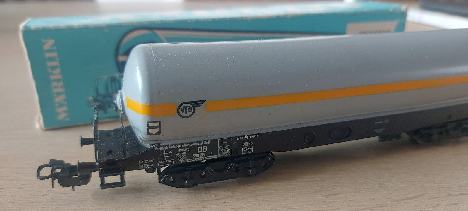 Märklin DB VTG ketelwagen artnr 4628 in ovp, Wisselstroom, Wagon, Ophalen of Verzenden, Zo goed als nieuw