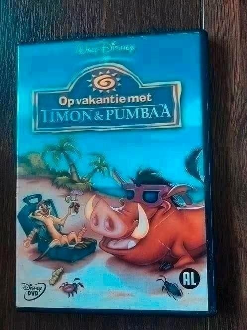 Disney DVD: Op vakantie met Timon & Pumbaa, Gebruikt, Animatie, Alle leeftijden, Film