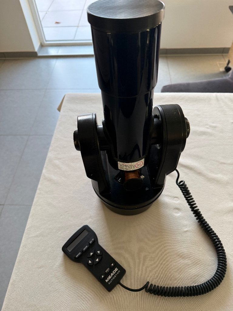 Meade ETX-70 Refractor telescoop, Audio, Tv en Foto, Optische apparatuur | Telescopen, Ophalen, Gebruikt, Lenzentelescoop (refractor)