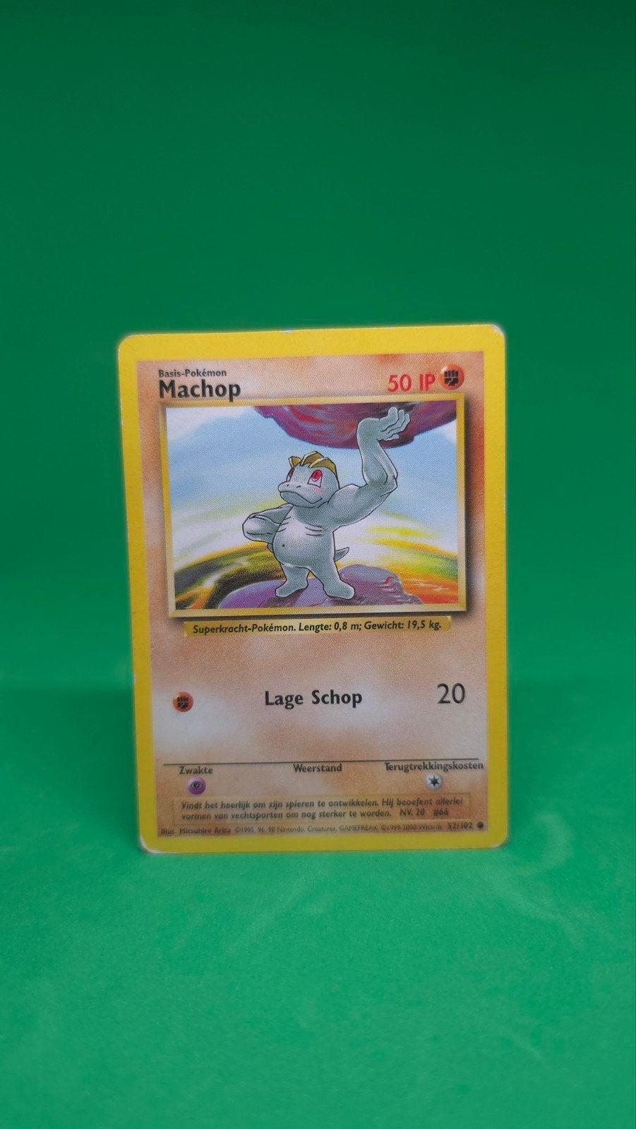 Machop 52/102 Base set Nederlands, Ophalen of Verzenden, Zo goed als nieuw