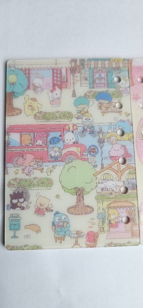 sanrio family acrylic a7 cover notebook, Diversen, Ophalen of Verzenden, Uitwisbaar, Nieuw, A7